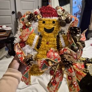 Gingerbread Wreath Handmade
